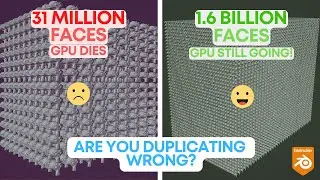 Are you duplicating wrong? Stop making your GPU BURN in Blender!