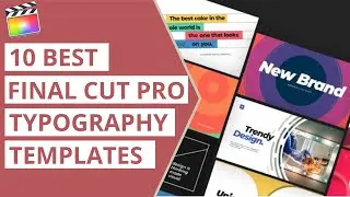 10 Best Final Cut Pro Typography Templates