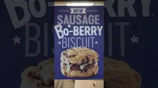 Bo-Berry Sausage Biscuit NEW at Bojangles!