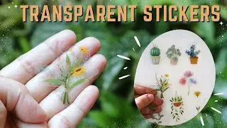 Easy and Customizable Transparent Stickers #shorts #shortsdiy #shortsvideo #cutestickers