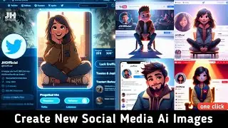 Create New Viral Social Media 3D Ai images | Bing Image Creator tutorial | JHOfficial