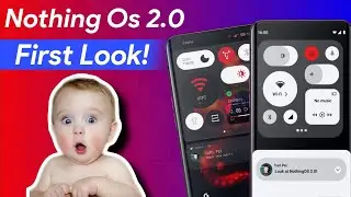 Nothing Os 2.0 First Look! 😍 | Nothing Os 2.0 And Android 14 Update For Nothing Phone 1