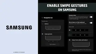 Swipe Gestures Feature on Samsung 2023