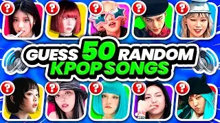 GUESS 50 RANDOM KPOP SONGS 🔥 What Kpop Song Is This? - KPOP QUIZ 2024