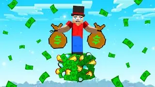 Minecraft but there's Only One Money Block