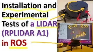 Installation and Experimental Tests of a Low-Cost Lidar (SLAMTECH RPLIDAR R1) in ROS - Perception