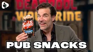 Deadpool & Wolverine's Rob Delaney Tries BRITISH Pub Snacks!