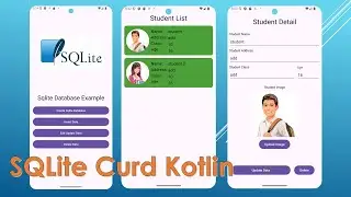 SQLite Database Tutorial: Android Studio Kotlin | CRUD Operations | 2024