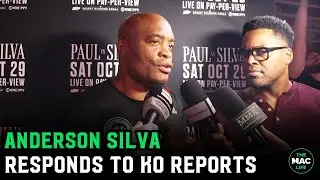 Anderson Silva responds to knockout reports: I was just joking