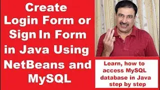 Java Login Form Using NetBeans and MySQL