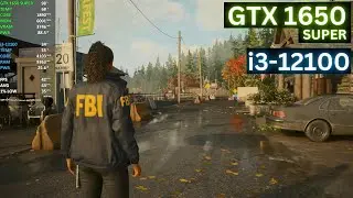 Alan Wake 2 | GTX 1650 SUPER + i3 12100 | 1080p | Low Settings & FSR