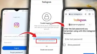 How to Login Instagram if you forgot your Password Without Email and Phone Number 2024