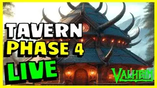 Chimney & Bar Area For Tavern Build In Valheim