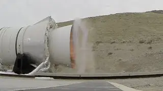 GoPro captures QM1 rocket smoke ring before melting