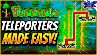 How to Make teleporters in Terraria | Terraria Teleporter Guide | How to Build a Teleporter Terraria