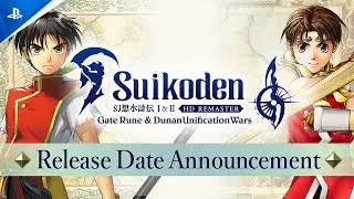 Suikoden I & II HD Remaster - Release Date Trailer | PS5 & PS4 Games