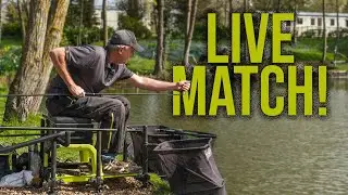 LIVE FISHING MATCH! Warren Martin pole fishing at Reepham Fishery!