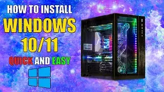 How To Install Windows 10/11 To Your newly built PC In 2023 | Quick and Easy