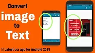 How to convert image to text on mobile|latest ocr app for Android 2019