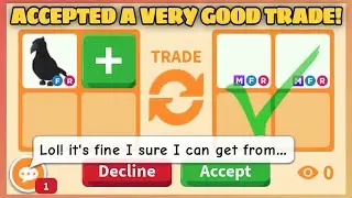 ACCEPTED 😱😱 BETTER THAN EVIL UNICORN NOW?! LATEST HUGE OFFERS AND WIN TRADE FOR CROW!! in #adoptme