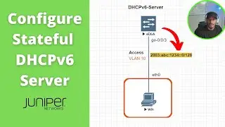 How to configure a Stateful DHCPv6 Server on Juniper