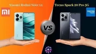 Xiaomi Redmi Note 14 Vs Tecno Spark 20 Pro || Full Comparison ? Which one is Best?