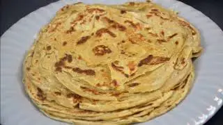 Laccha Paratha Recipe |15 layers paratha | FALKEY Parotta | Multilayer parotta | Indian BREAKFAST