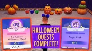 DISNEY Dreamlight Valley. How To Complete 3-Course Halloween Meal. Halloween Quests Tutorial.