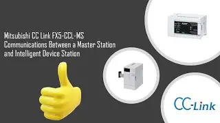 Mitsubishi Plc CC Link Communications Fx5-CCL-MS (Master & Slave)