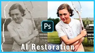 AI Photo Restoration in Photoshop - Colorize & Fix Old Pictures