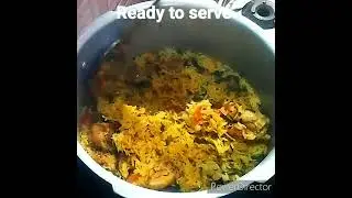 chicken biriyani recipe |chicken biriyani in cooker 😋 #short