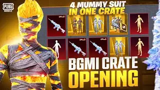 😱NEW ULTIMATE MUMMY SETS CRATE OPENING BGMI