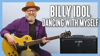 Billy Idol Dancing With Myself Guitar Lesson + Tutorial