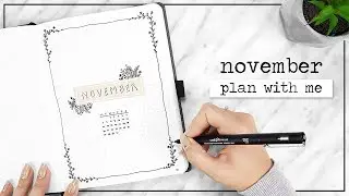 PLAN WITH ME // November Bullet Journal Setup + Q&A