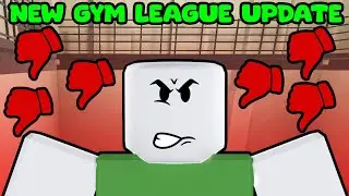 WE NEED TO TALK ABOUT THE NEW GYM LEAGUE UPDATE....ROBLOX