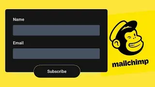 Create a Subscription Form from Scratch using HTML, CSS and MailChimp