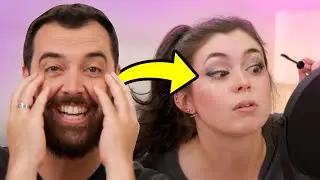 Husband Reacts To My Makeup Routine (cat eyeliner for hooded lids)