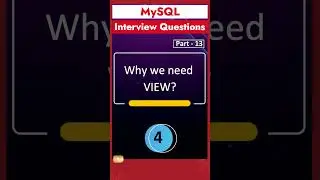 Part 13 - SQL/MySQL Interview Questions for Data Analysts