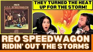 SOUNDS LIKE A FULL BLOWN SYMPHONY! First Time Hearing REO Speedwagon - Ridin' the Storm Out Reaction