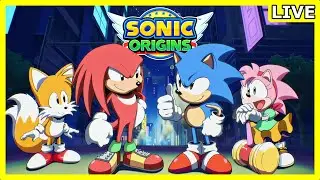 Sonic Origins LIVE - All games and all emeralds - 7pm BST 25th June