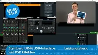 USB Audio Interface Steinberg UR44 mit DSP Effekten für Skype und Co.
