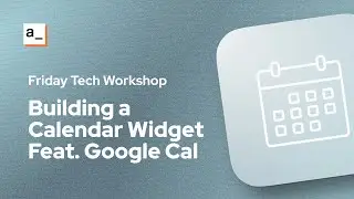 [FTW] Building a Calendar Widget using FullCalendar.js & the Google Calendar API 🗓️