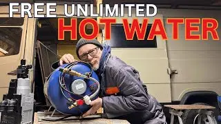 The best way to heat water in a camper van #vanlife