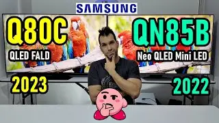 Samsung Q80C vs QN85B: QLED 2022 vs Neo QLED 2023 / ¿Cuál te conviene más?