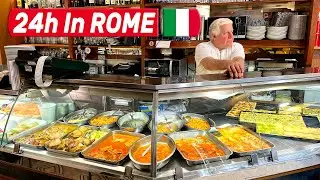 24 Hours Of ITALIAN FOOD In ROME - Best Roman Pizza & Local Street Food