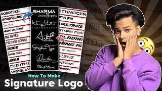 How to Make a Signature Logo in Picsart - SharmaClicks