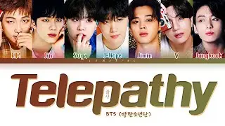 BTS Telepathy Lyrics (방탄소년단 잠시 가사) [Color Coded Lyrics/Han/Rom/Eng]