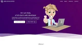 Django 4, HTML, CSS, Bootstrap 5 & Sass | Freelance Developer Portfolio Website | Free Download