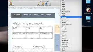 Change table layout | HTML Egg 2 For Mac Tutorial