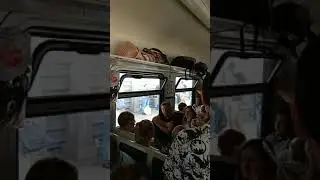 Давка в тульской электричке